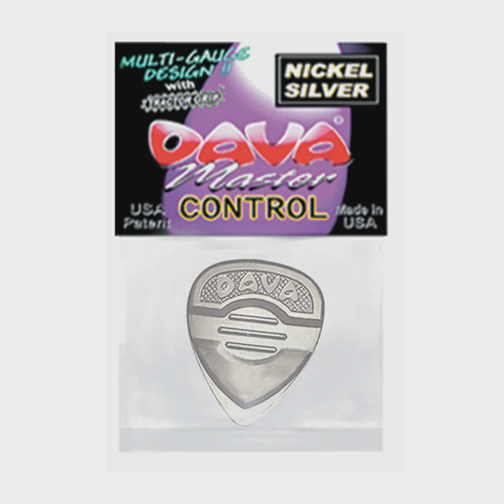 Picks　–　Ltd　Moonflower　Master　Silver　Nickel　Control　Guitars　Dava　Tip