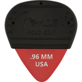 Fender 351 Shape Mojogrip Picks -  .96 mm - Fiesta Red, 3 pack