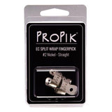 ProPik EC Split Wrap Fingerpick - #2 Nickel, Straight - 2 PACK