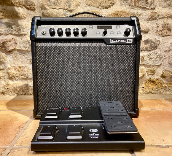 Line 6 Spider V 20 MkII Modeling Amp Moonflower Guitars Ltd