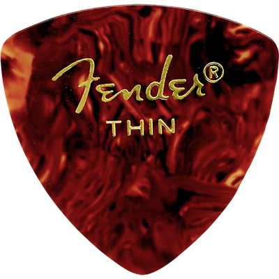 Fender 346 Classic Celluloid Picks - Thin, 12 pack