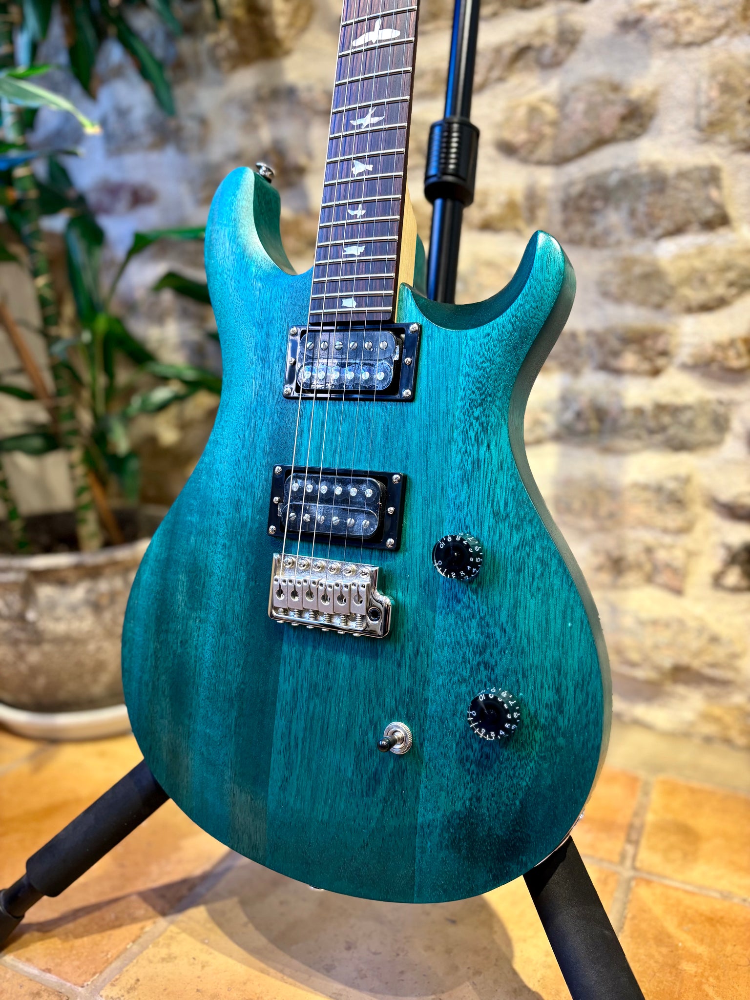 PRS SE CE 24 Standard Satin - Turquoise – Moonflower Guitars Ltd