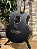 Tanglewood Blackbird TWBB AB Electro-Acoustic Bass - Jumbo / Mahogany - Smokestack Black Satin