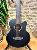 Tanglewood Blackbird TWBB AB Electro-Acoustic Bass - Jumbo / Mahogany - Smokestack Black Satin
