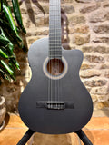 Tanglewood Enredo Madera Elegante EM ETLCE Electro-Classical - Full Size Cutaway / Linden - Metallic Grey Satin