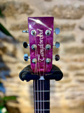 Tanglewood Azure TA4CE-PU Electro-Acoustic - Super Folk / Quilted Ash Top - Foxglove Purple