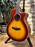 Tanglewood Winterleaf TW4CESB Electro-Acoustic - Super Folk Cutaway / Mahogany -Sunburst Gloss