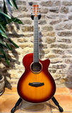 Tanglewood Winterleaf TW4CESB Electro-Acoustic - Super Folk Cutaway / Mahogany -Sunburst Gloss