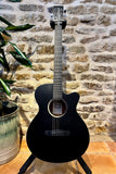 Tanglewood Blackbird TB4CE Electro-Acoustic - Super Folk / Mahogany - Smokestack Black Satin