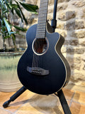 Tanglewood Blackbird TB2CE Electro-Acoustic - Travel Super Folk / Mahogany - Smokestack Black Satin