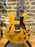 Epiphone 1989 Sheraton II Thinline Semi-Hollow - Natural, signed by Paul Weller and Steve Cradock (Pre-owned)