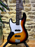 Aria Pro II STB JB L/H Left-Handed Bass - 3-Tone Sunburst