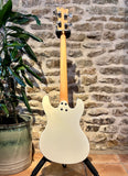 Aria Pro II DMB 206 Short-Scale Bass - Vintage White