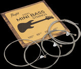 Flight Steel Mini Bass Strings - 45-105