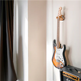 Openhagen HangWithMe Wall Mount/Hanger - Guitar (Asymmetrical Headstock) / Walnut