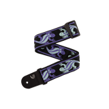 D'Addario Vintage Planet Waves Strap - Green/Blue Lizards