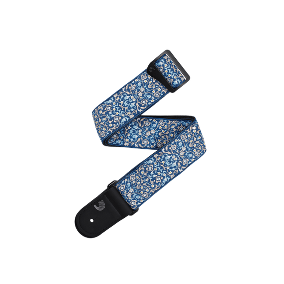 D'Addario Eco Persian Woven Strap - Blue
