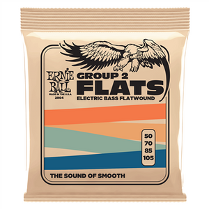 Ernie Ball Flatwound Electric Bass Strings - Group 2 / 50-105