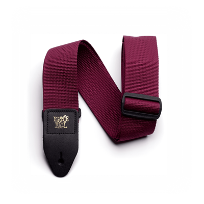 Ernie Ball Polypro Strap - Burgundy