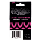 Ernie Ball Strap Blocks - Pink, 4 pack