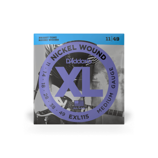 D'Addario Electric Guitar Strings - XL Nickel Wound Medium/11-49