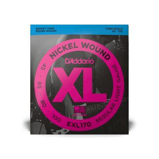 D'Addario Bass Strings - XL Nickel Long Scale Regular Light/45-100