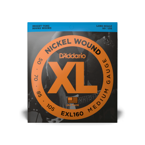 D'Addario Bass Strings - XL Nickel Long Scale, Medium/50-105