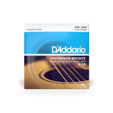 D'Addario Acoustic Guitar Strings - Light/12-53, Phosphor Bronze