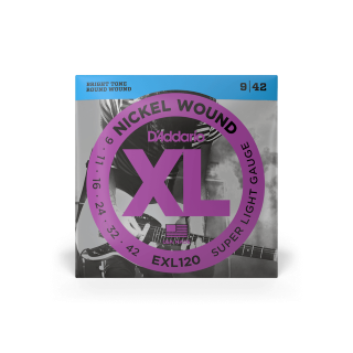 D'Addario Electric Guitar Strings - XL Nickel Wound Super Light/9-42