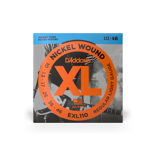 D'Addario Electric Guitar Strings - XL Nickel Wound Regular Light/10-46