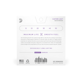 D'Addario Acoustic Guitar Strings - Custom Light/11-52, XS 80/20 Bronze