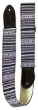 TGI Handcrafted Guitar Strap - Inca Black and White