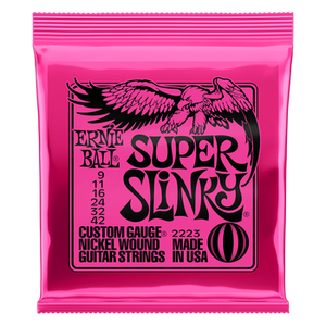 Ernie Ball Nickelwound Guitar Strings - Super Slinky/9-42