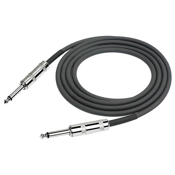 Kirlin Deluxe Straight to Straight Jack to Jack Instrument Cable - Black, 20 ft