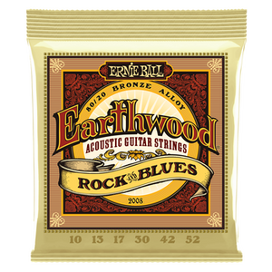 Ernie Ball Earthwood Acoustic Guitar Strings - Rock and Blues/10-52
