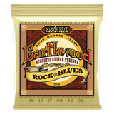 Ernie Ball Earthwood Acoustic Guitar Strings - Rock and Blues/10-52