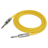 Kirlin Deluxe Straight to Straight Jack to Jack Instrument Cable - Yellow, 20 ft