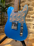 Nepali Paper Teardrop - Blue on customer's own Fender Telecaster
