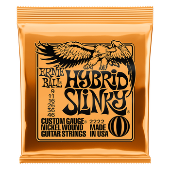Ernie Ball Nickelwound Guitar Strings - Hybrid Slinky/9-46