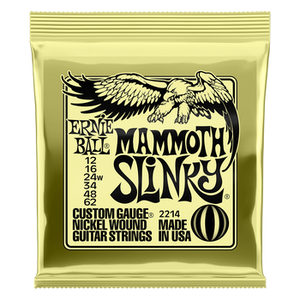 Ernie Ball Nickelwound Guitar Strings - Mammoth Slinky/12-62
