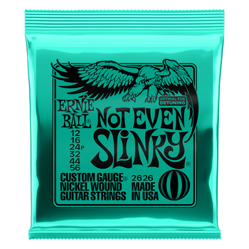 Ernie Ball Nickelwound Guitar Strings - Not Even Slinky/12-56