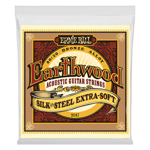 Ernie Ball Earthwood Acoustic Guitar Strings - Silk & Steel Extra Soft/10-50