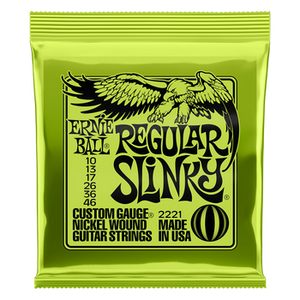 Ernie Ball Nickelwound Guitar Strings - Regular Slinky/10-46