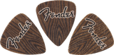 Fender 351 Ukulele Wood Grain Picks - 3 pack
