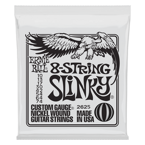 Ernie Ball Nickelwound Guitar Strings - Slinky/10-74, 8 string
