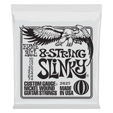 Ernie Ball Nickelwound Guitar Strings - Slinky/10-74, 8 string