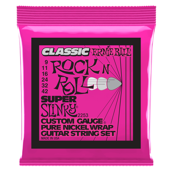 Ernie Ball Classic Rock n Roll Pure Nickel Guitar Strings