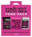 Ernie Ball Tone Pack Guitar Strings - Super Slinky, 9-42