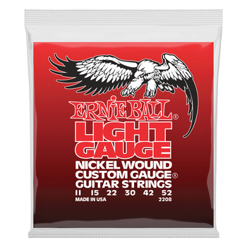 Ernie Ball Nickelwound Custom Gauge Guitar Strings - Light/11-52