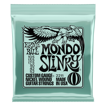 Ernie Ball Nickelwound Guitar Strings - Mondo Slinky/10.5-52
